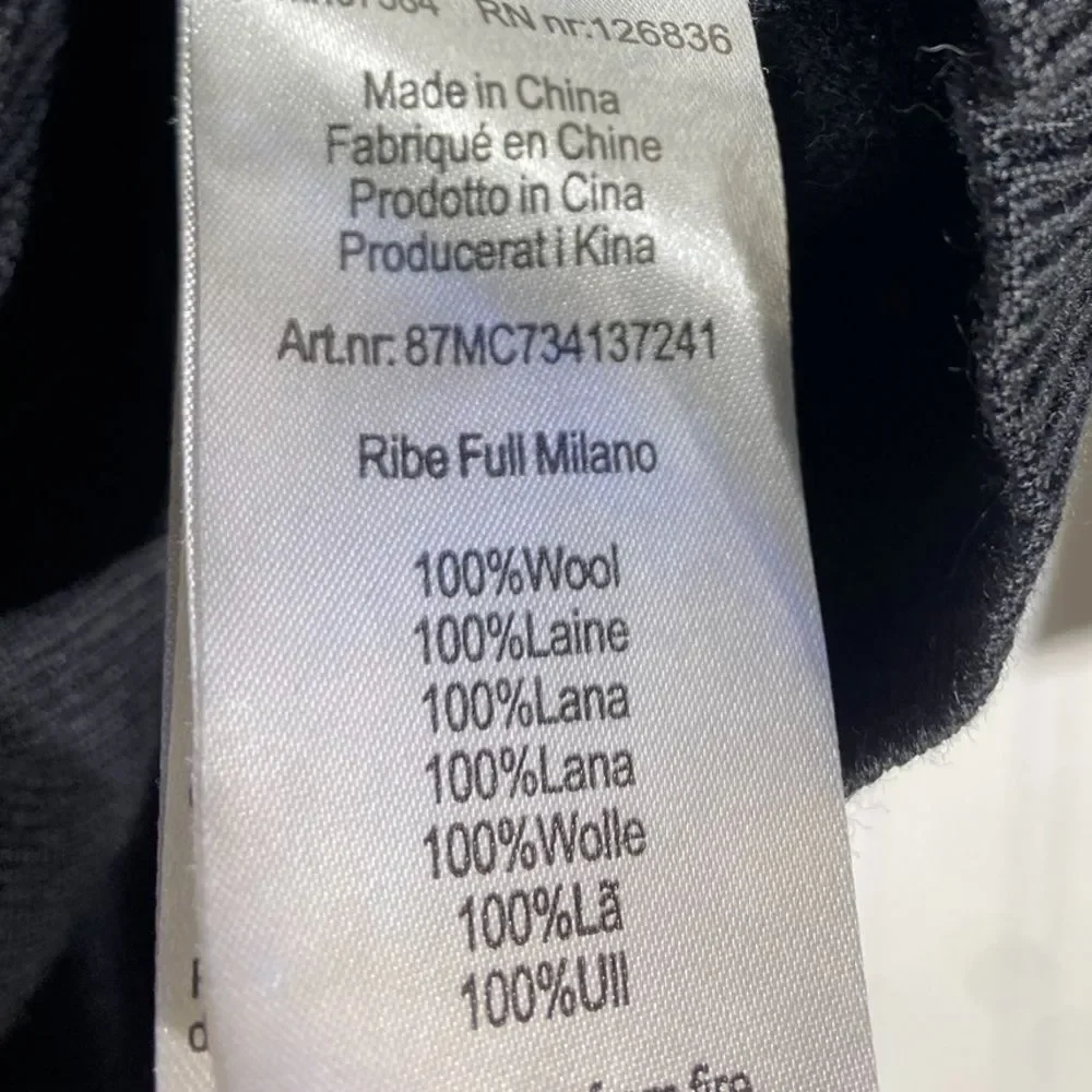 J. LINDEBERG Black Men's Cardigan‎ Sz S
